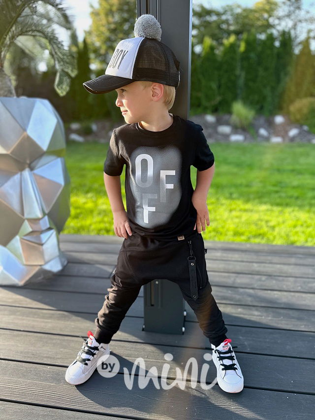 Černé baggy se zipem