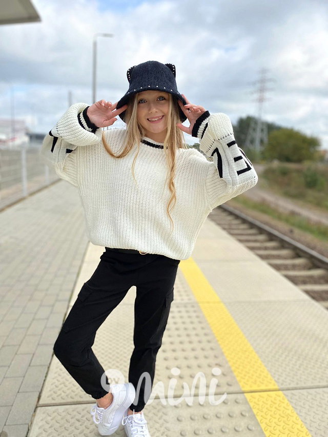 LOVE svetr white