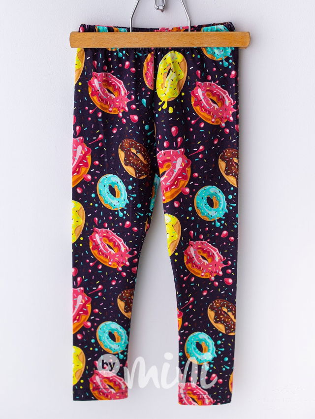 Donuts soft cotton legíny *Lily Grey*