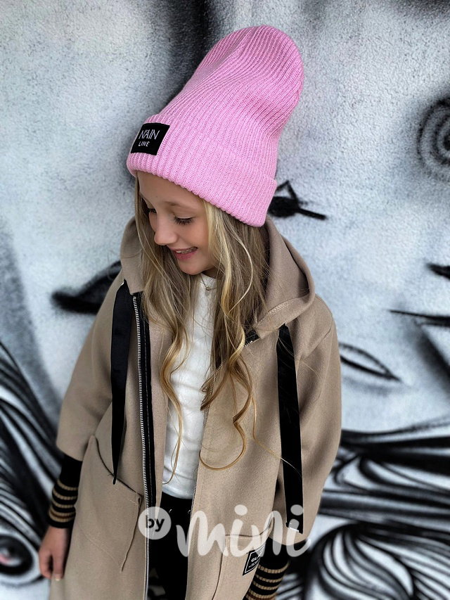 Hipster beanie čepice růžová