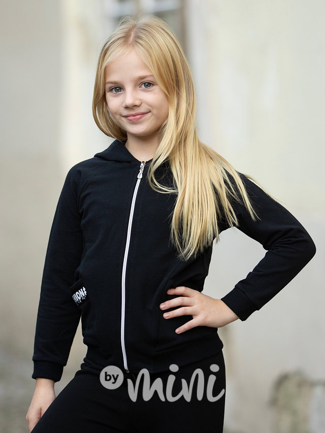 Černá mikina FASHION