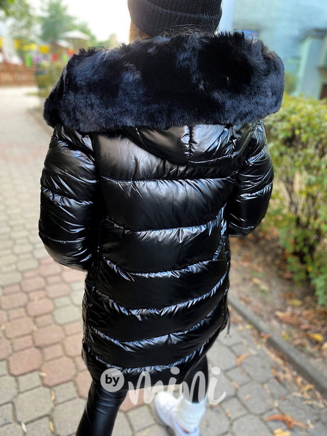 Zimní kabát black/orange