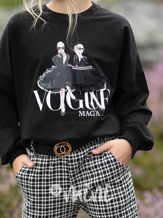 Vogue mikina černá