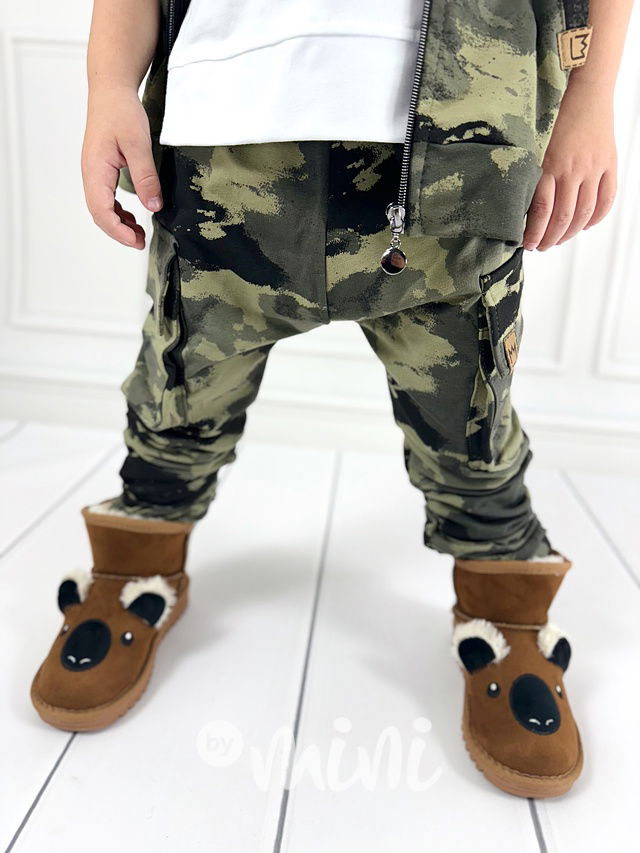 Green army baggy kapsáče