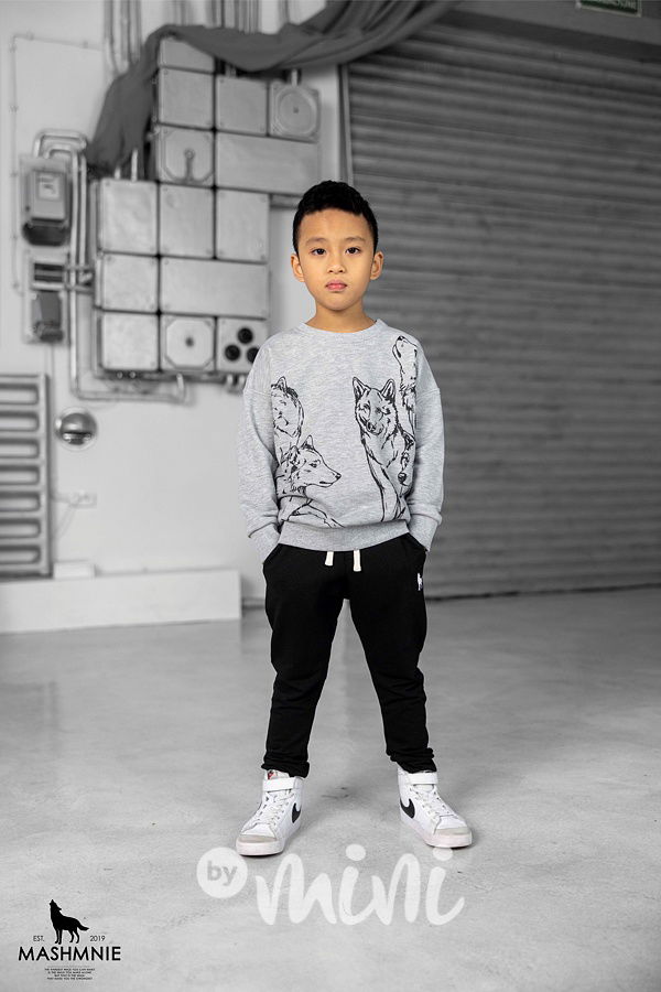 Mash Mnie jogger tepláky WOLF černé
