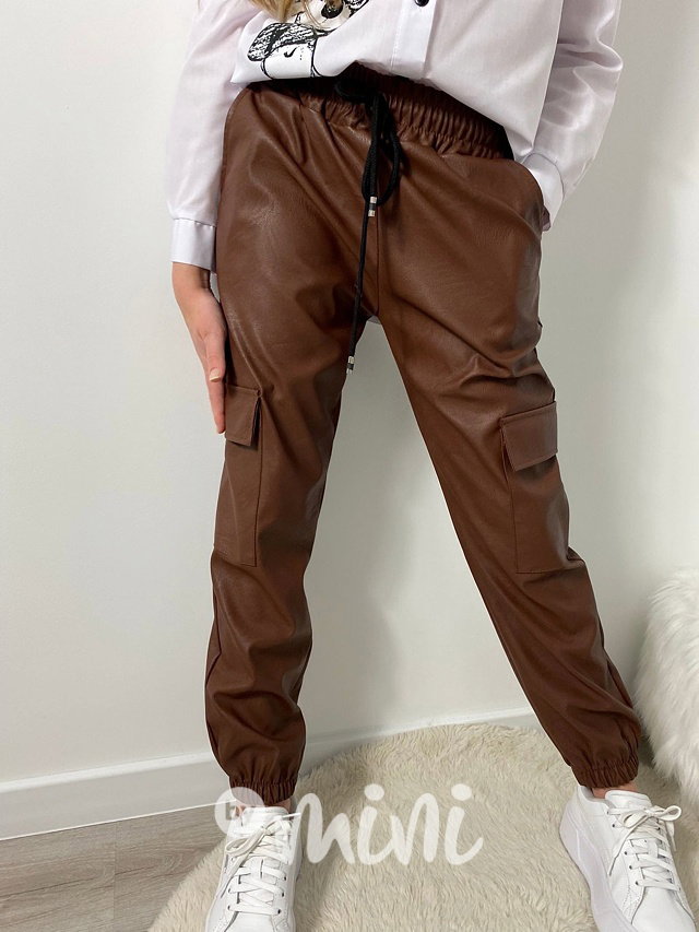 Eco leather teplé cargo kapsáče honey