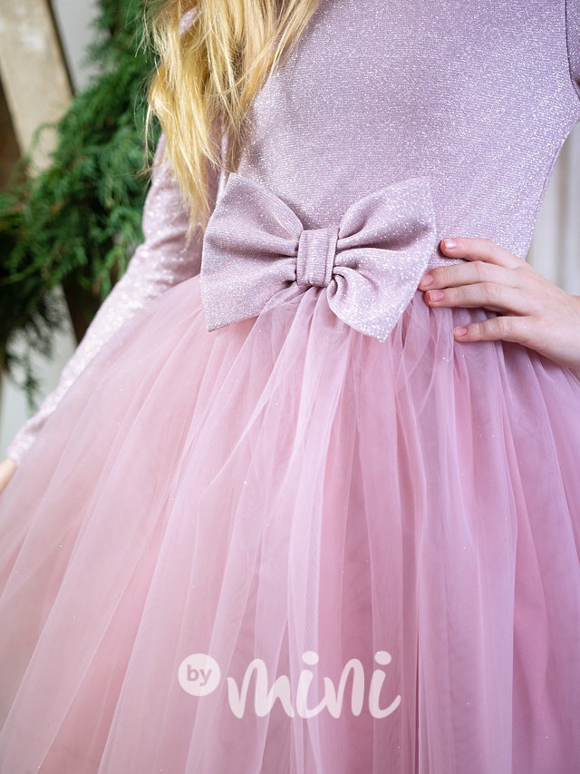 PREMIUM pink tylové šaty