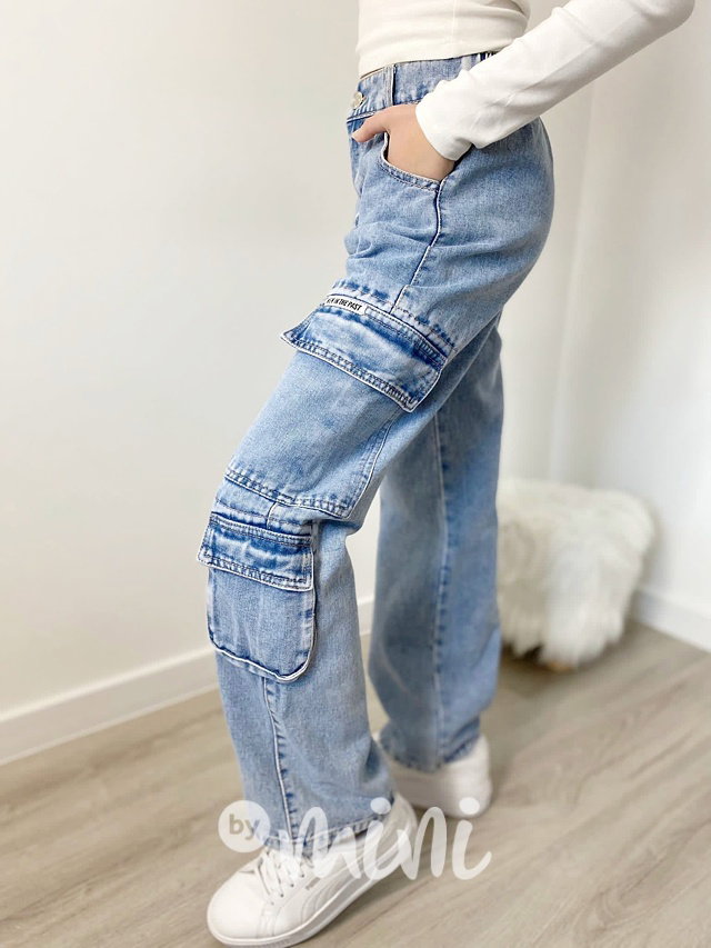 Fashion kapsáčové jeansy