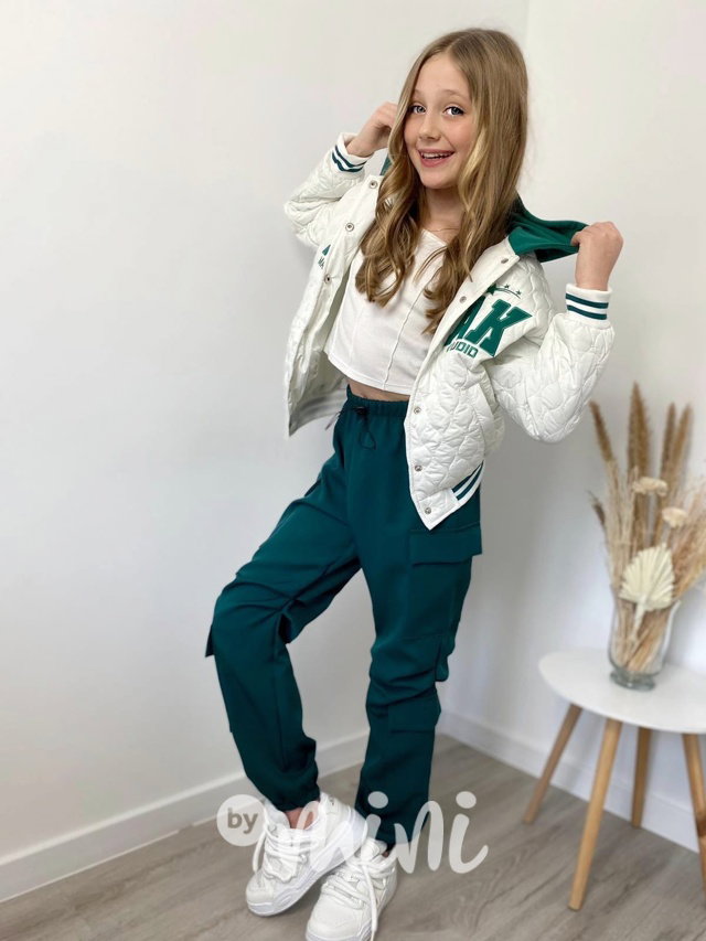 Jarní sporty cargo kapsáče smaragdové