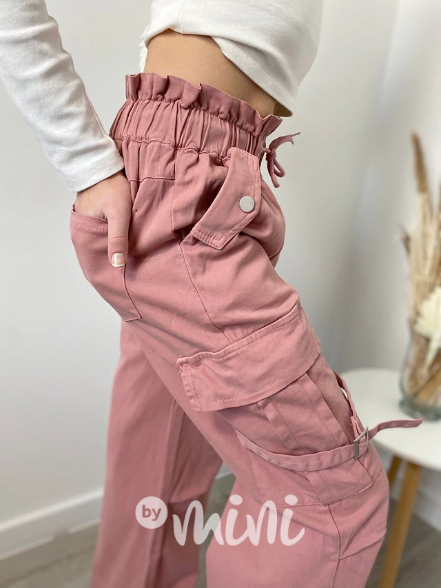 Military cargo kapsáče old pink