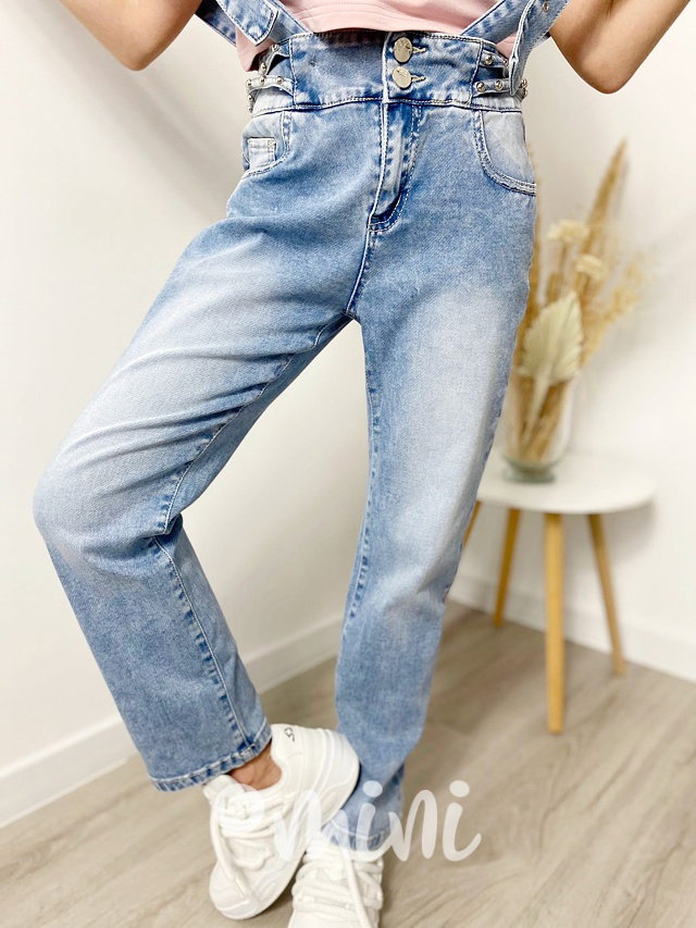 Stretch jeans lacláče se cvočky