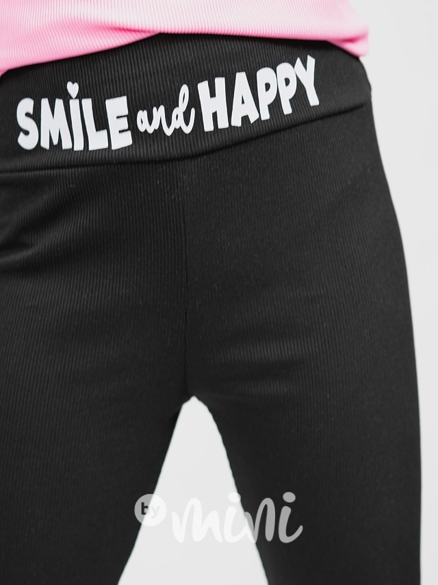 Smile & Happy legíny černé