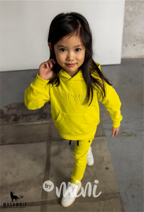 Mash Mnie logo mikina lemon