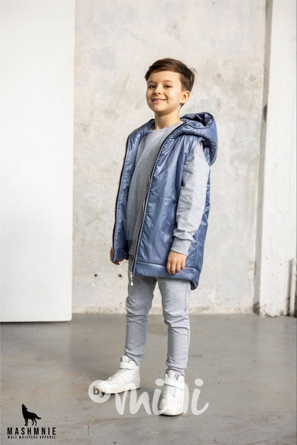 Mash Mnie long vesta WOLF ice blue