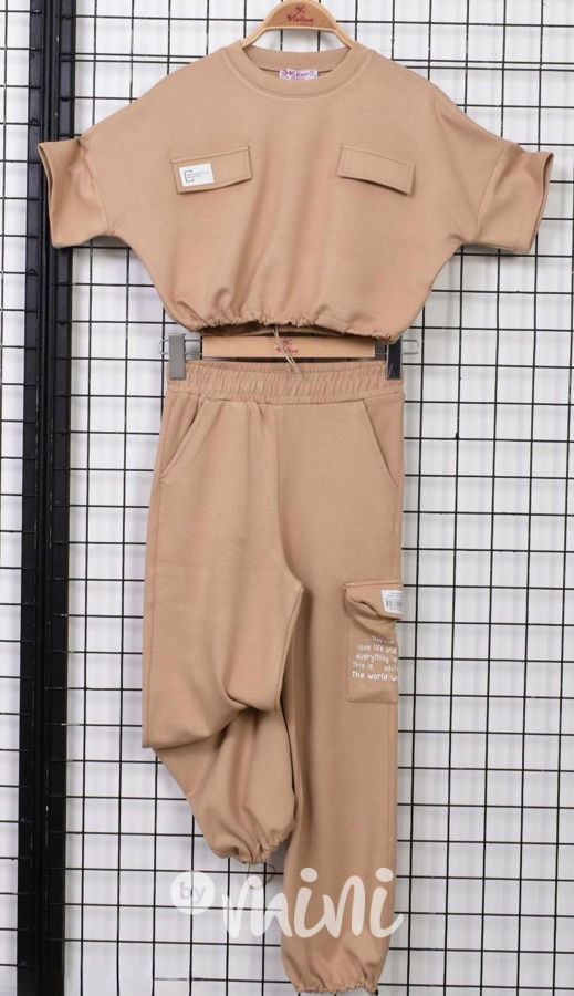 Design style lounge souprava béžová