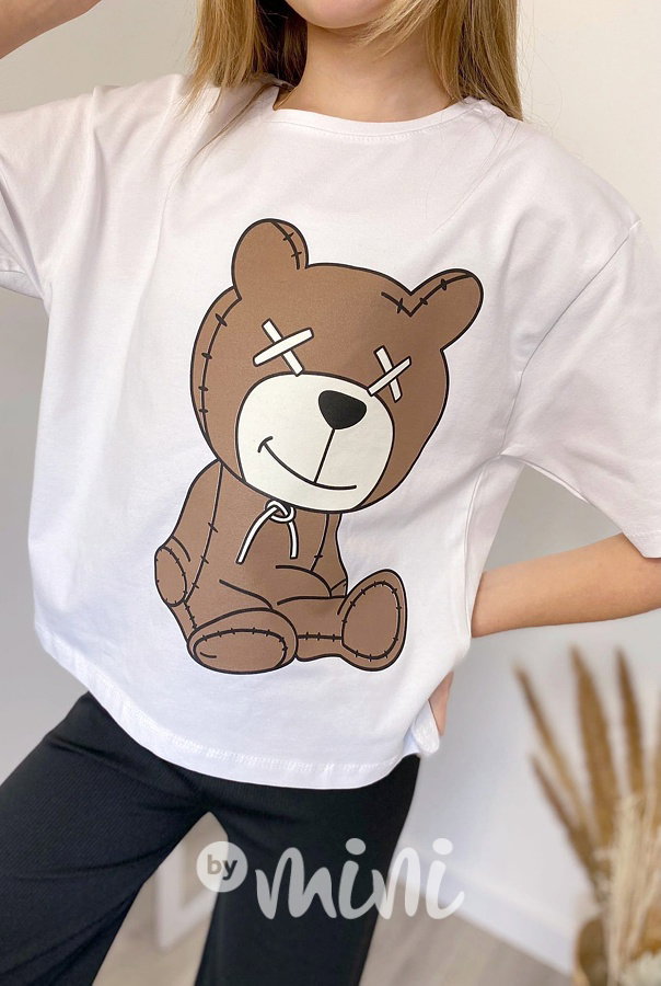 Teddy oversize triko bílé