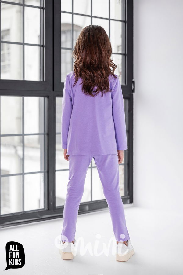 All for kids elegant kalhoty lila