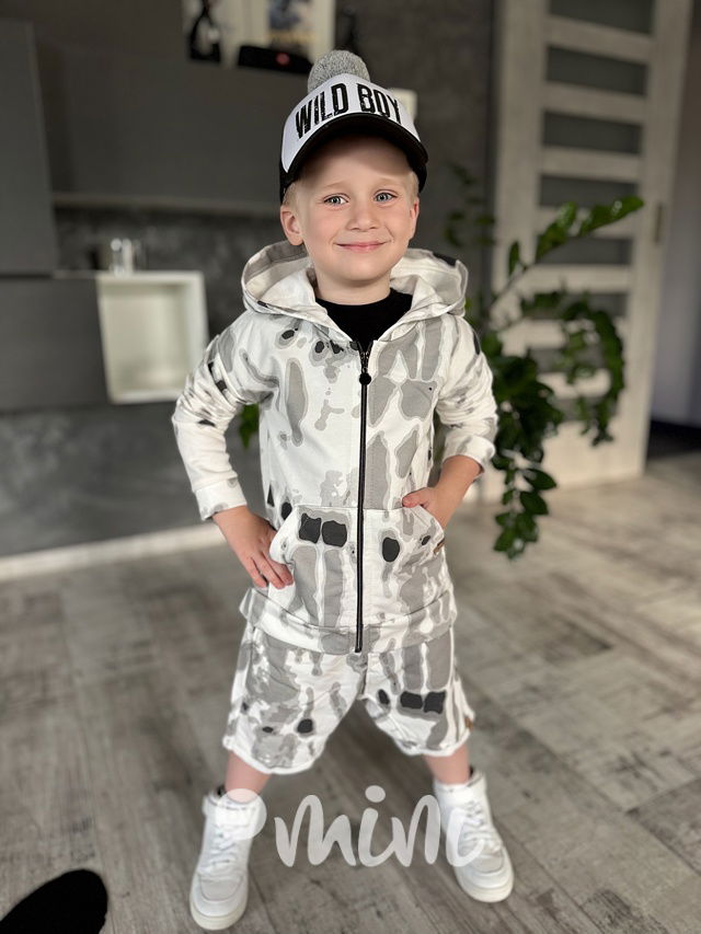Splash kraťasy white/grey