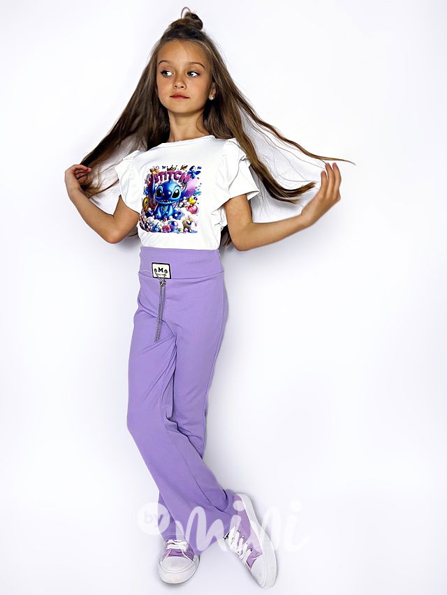 Lilo & Stitch volánková blůzka bílá