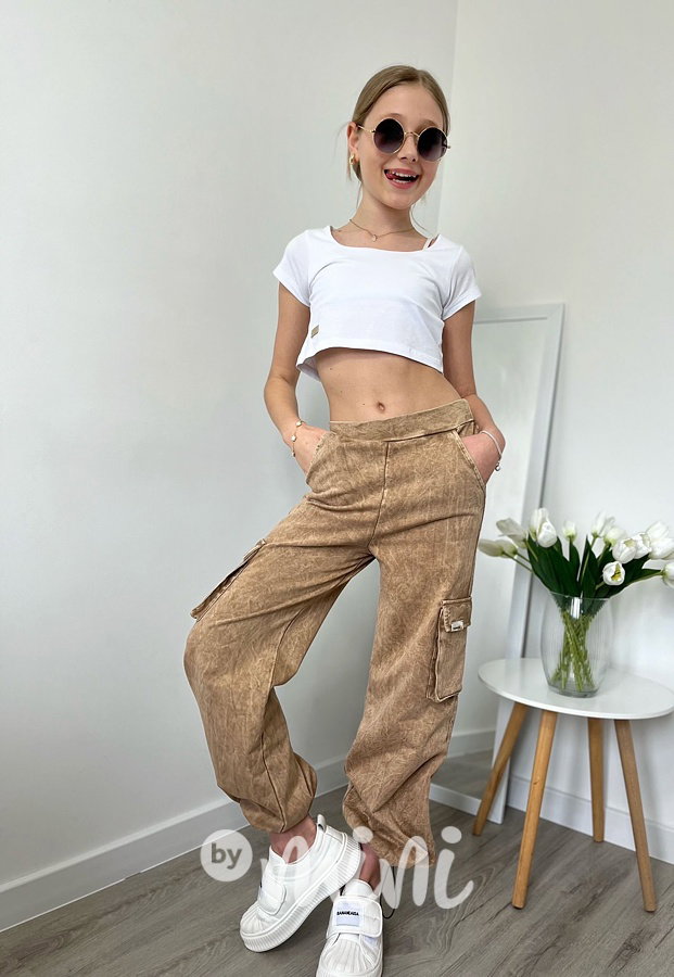 Acid wash cargo kapsáče mustard
