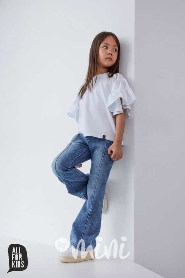 All for kids denim zvonáče blue