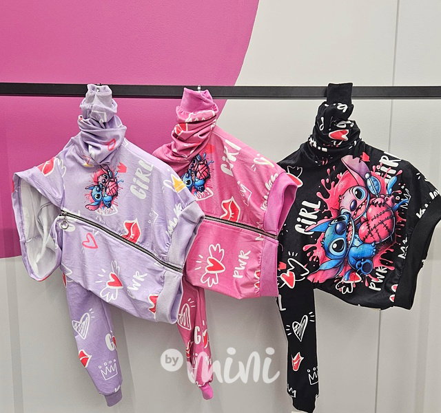 Lilo & Stitch velur mikina LOVE POWER