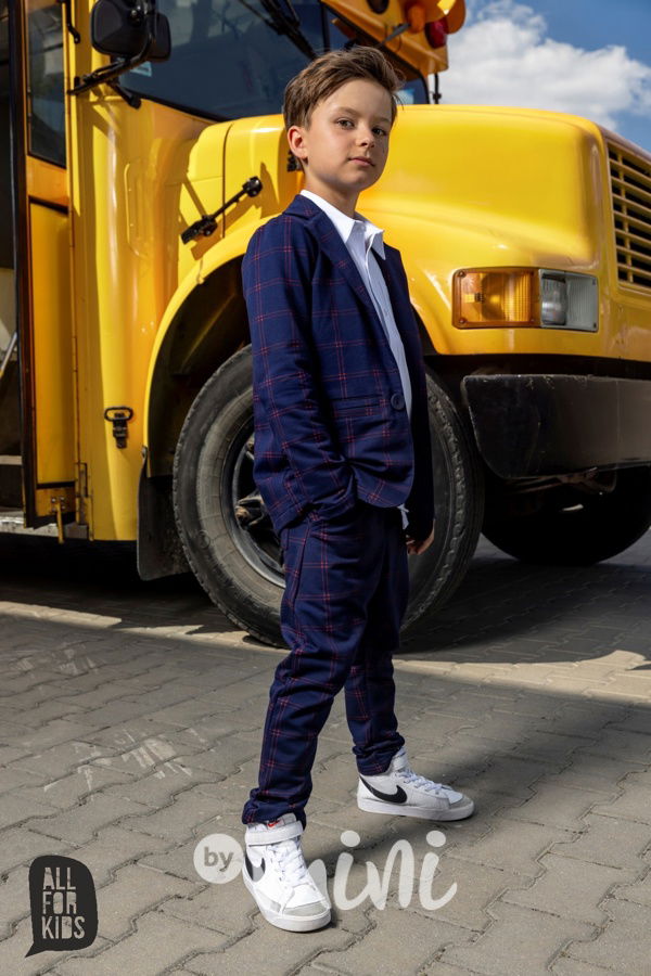 All for kids kalhoty blue karo