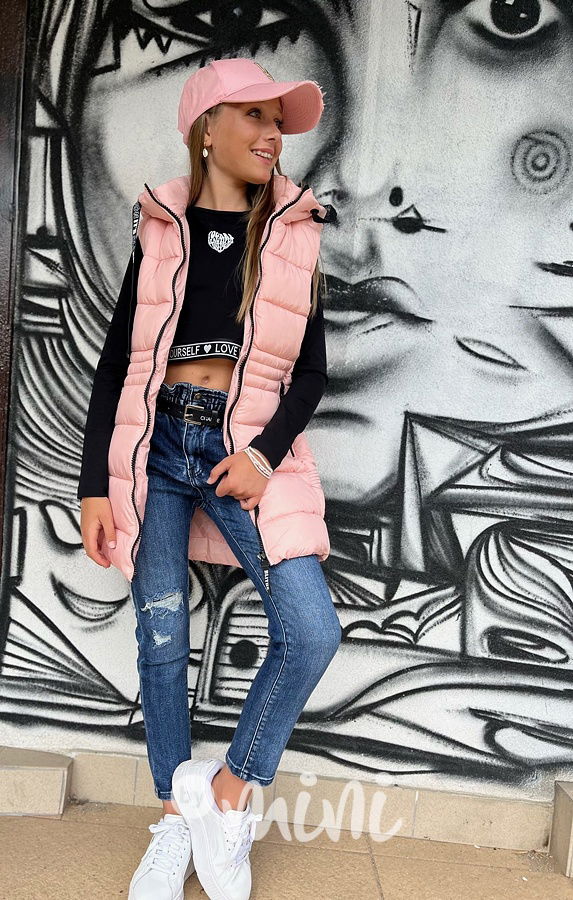 Ripped džíny s páskem