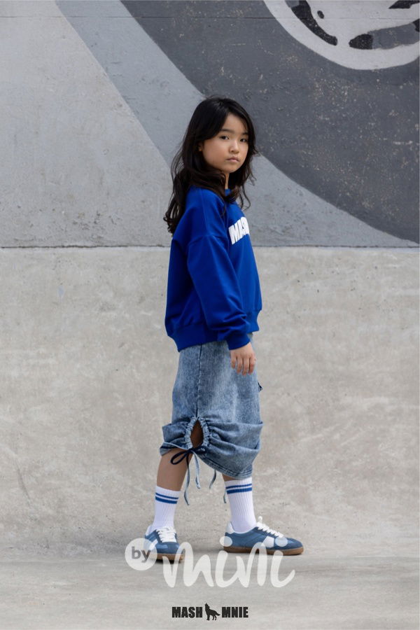 Mash Mnie mikina WOLF modrá