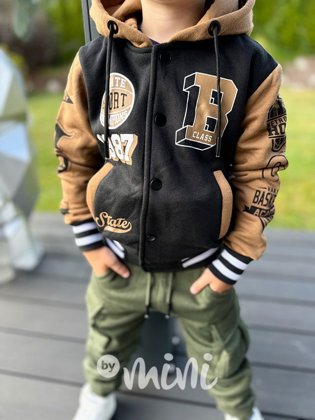 Zateplená baseball mikina