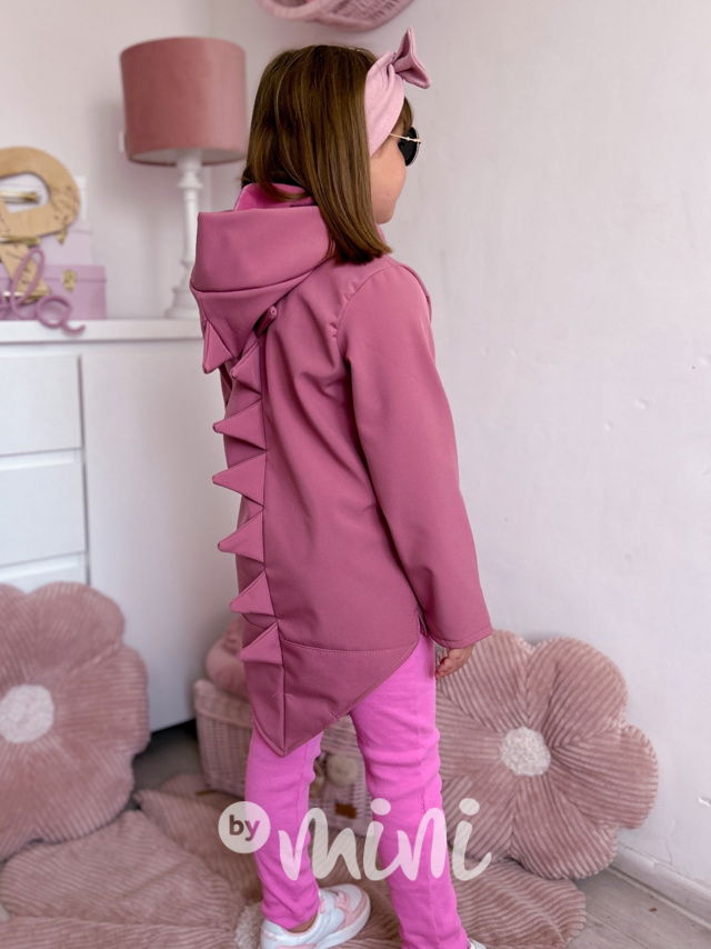 Dino softshell bunda pink