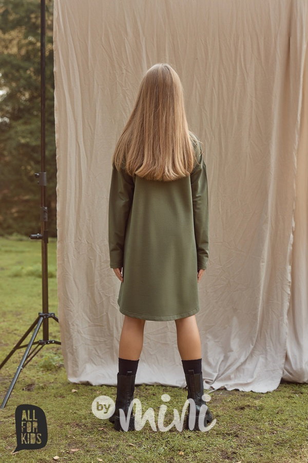 All for kids cargo šaty khaki