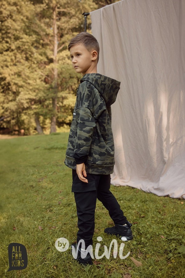 All for kids cargo tepláky černé