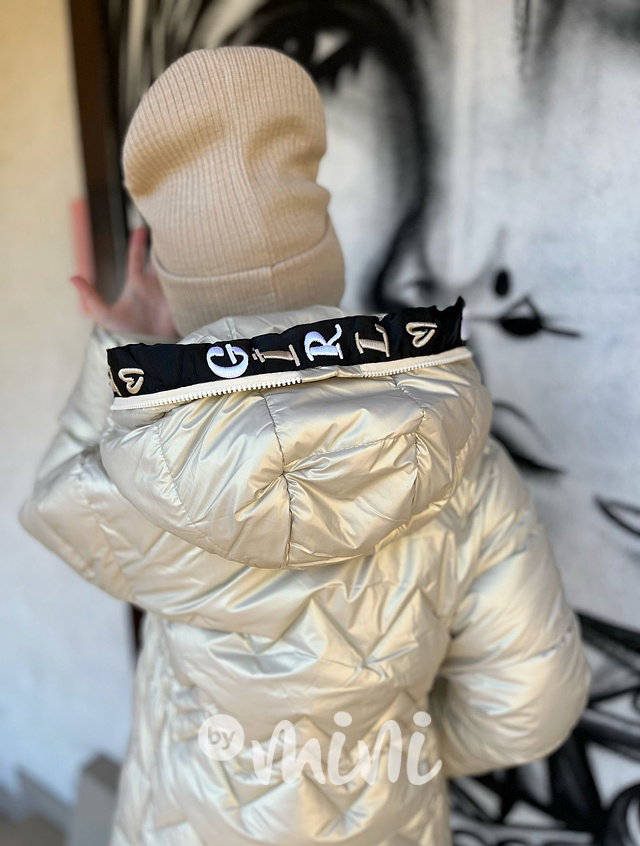 Zimní kabát GIRL metallic