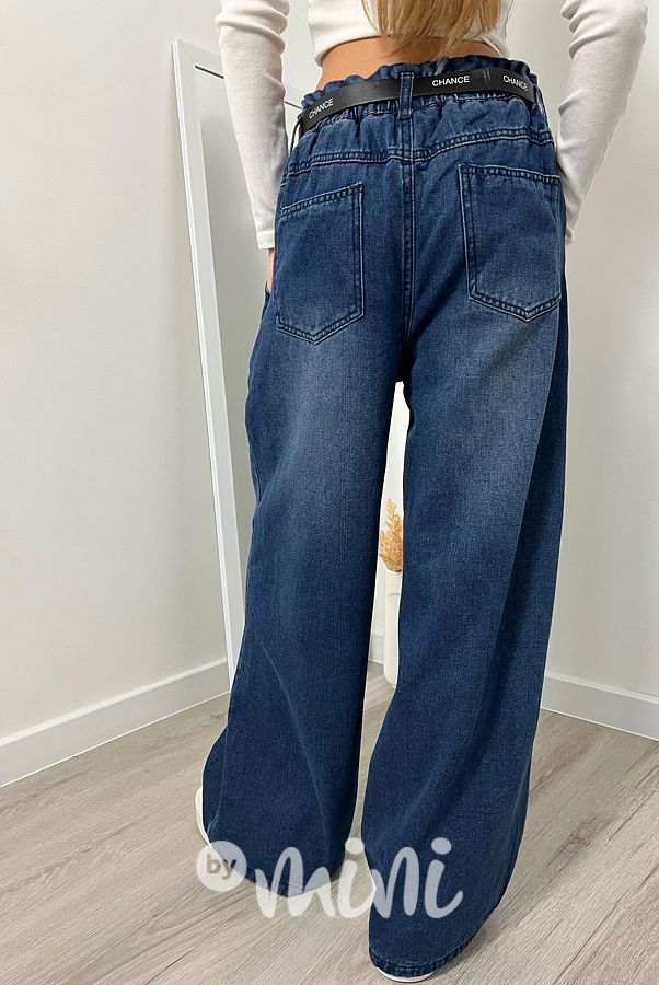 Zateplené lounge volné maxi džíny