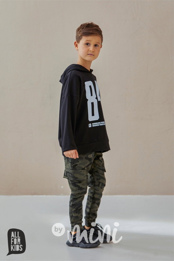 All for kids cargo tepláky army