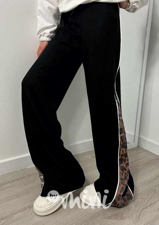 Volné relax kalhoty leopard