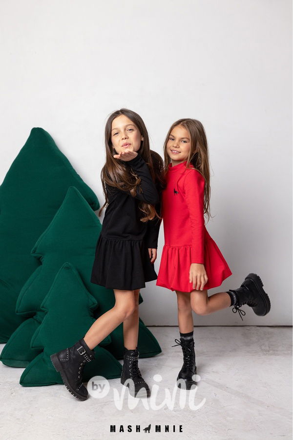 Mash Mnie šaty WOLF černé