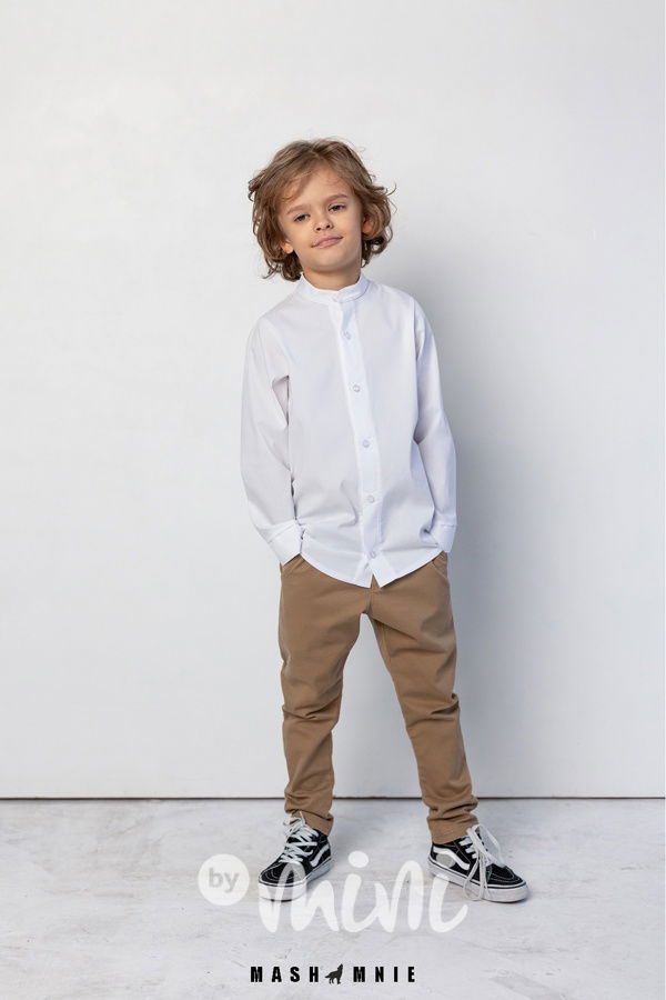 Mash Mnie bílá košile WOLF