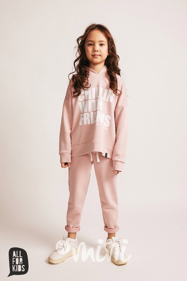 All for kids pink mikina CHILLIN