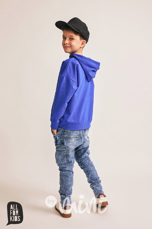 All for kids soft denim kapsáče blue