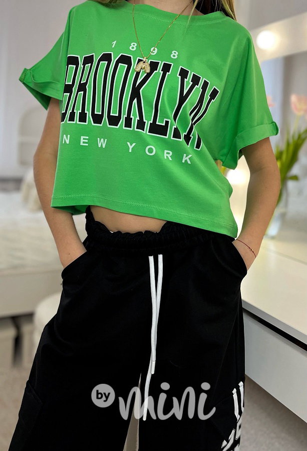Brooklyn oversize crop top