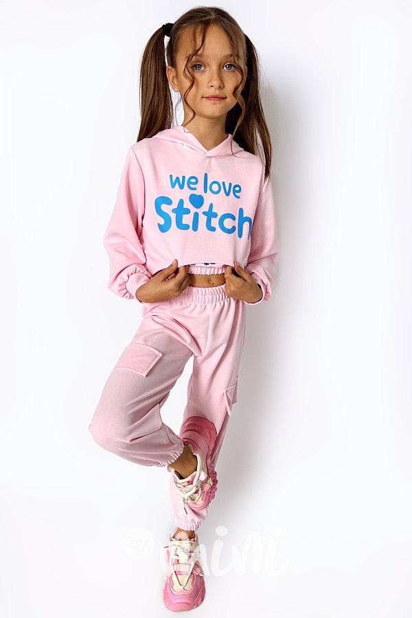 Lilo & Stitch sporty trojkomplet pink