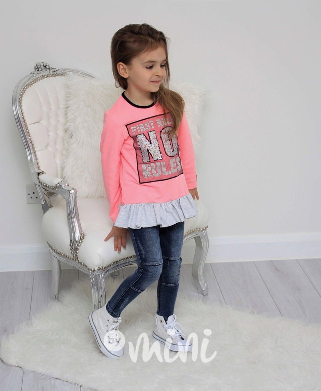 NO RULES neon tunika