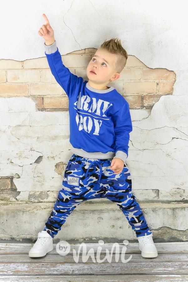 Army boy blue set