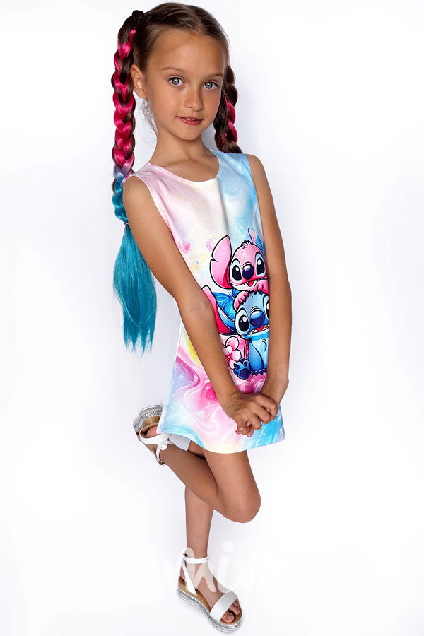 Lilo & Stitch letní šaty RAINBOW