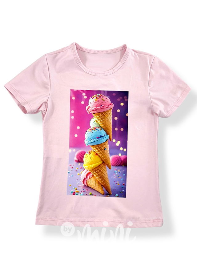 Ice cream triko růžové