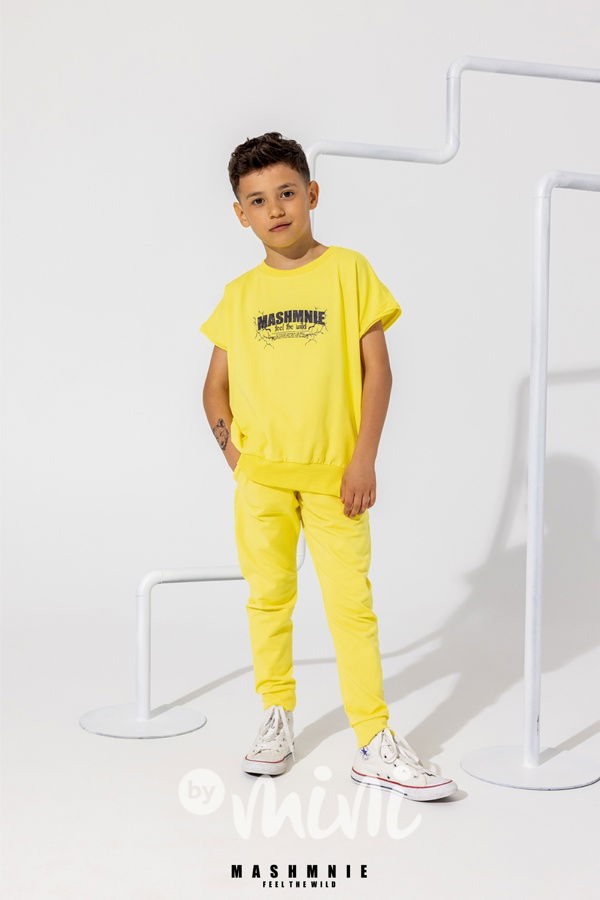 Mash Mnie jogger tepláky WOLF yellow