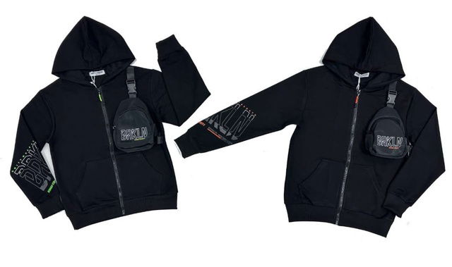 BRKLN mikina s ledvinkou