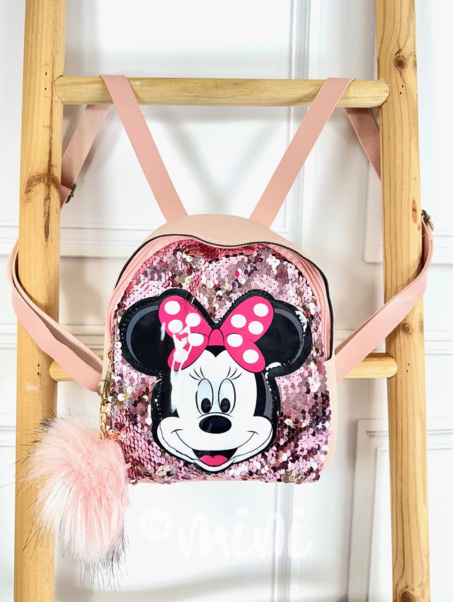 Minnie blikající batůžek s překlápěcími flitry